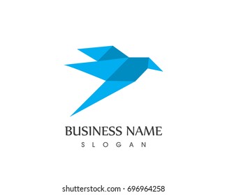 birds flying logo
