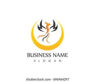 birds flying logo
