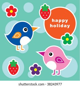 birds greeting