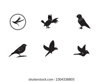 Birds are a group of warm-blooded vertebrates constituting the class  by feathers, Birds Flying Silhouette Stock Illustrations,  eps Vectors   Free Download