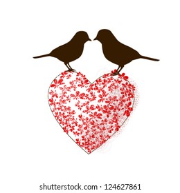 birds with heart