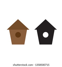 Birds Home vector icon flat design