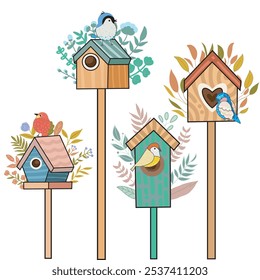 birds house in the forest