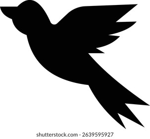Birds icon, Flying birds, animals, black silhouette, monochrome bird logo, abstract sticker on house wall or glass, Printable, protect birds from impact vector symbols, template designs art elements