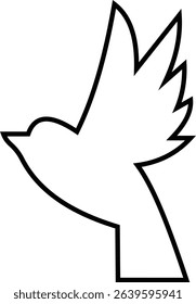 Birds icon, Flying birds, animals, black silhouette, monochrome bird logo, abstract sticker on house wall or glass, Printable, protect birds from impact vector symbols, template designs art elements