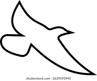 Birds icon, Flying birds, animals, black silhouette, monochrome bird logo, abstract sticker on house wall or glass, Printable, protect birds from impact vector symbols, template designs art elements