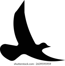 Birds icon, Flying birds, animals, black silhouette, monochrome bird logo, abstract sticker on house wall or glass, Printable, protect birds from impact vector symbols, template designs art elements