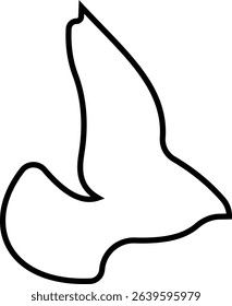 Birds icon, Flying birds, animals, black silhouette, monochrome bird logo, abstract sticker on house wall or glass, Printable, protect birds from impact vector symbols, template designs art elements