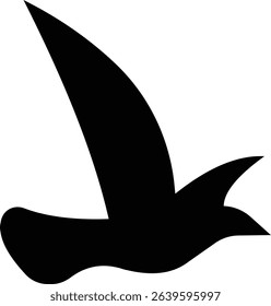 Birds icon, Flying birds, animals, black silhouette, monochrome bird logo, abstract sticker on house wall or glass, Printable, protect birds from impact vector symbols, template designs art elements