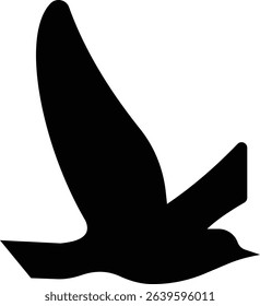 Birds icon, Flying birds, animals, black silhouette, monochrome bird logo, abstract sticker on house wall or glass, Printable, protect birds from impact vector symbols, template designs art elements