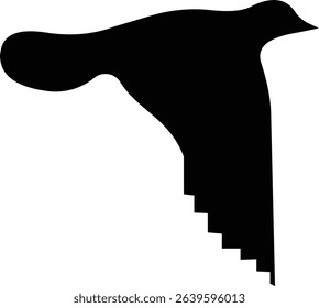 Birds icon, Flying birds, animals, black silhouette, monochrome bird logo, abstract sticker on house wall or glass, Printable, protect birds from impact vector symbols, template designs art elements