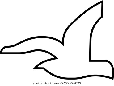 Birds icon, Flying birds, animals, black silhouette, monochrome bird logo, abstract sticker on house wall or glass, Printable, protect birds from impact vector symbols, template designs art elements