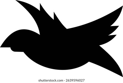 Birds icon, Flying birds, animals, black silhouette, monochrome bird logo, abstract sticker on house wall or glass, Printable, protect birds from impact vector symbols, template designs art elements