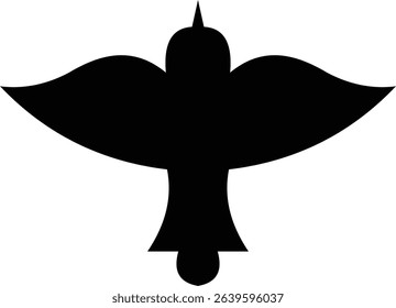 Birds icon, Flying birds, animals, black silhouette, monochrome bird logo, abstract sticker on house wall or glass, Printable, protect birds from impact vector symbols, template designs art elements