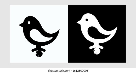 Birds icon set, animal vector