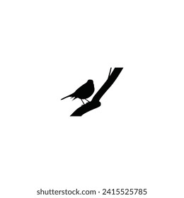 Birds icon set. Vector Collection of Bird Silhouettes.Set of silhouettes of birds on a white background—vector illustration.
