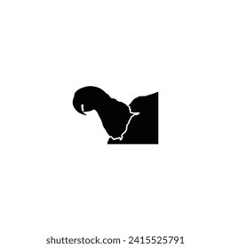 Birds icon set. Vector Collection of Bird Silhouettes.Set of silhouettes of birds on a white background—vector illustration.
