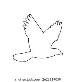 Icono de pájaros. Ilustración vectorial. EPS 10 AI