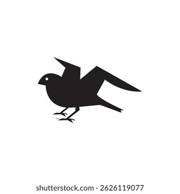 Icono de pájaros. Ilustración vectorial. EPS 10 AI