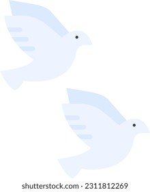 Imagen vectorial de icono de aves. Adecuado para aplicaciones web móviles y medios de impresión.