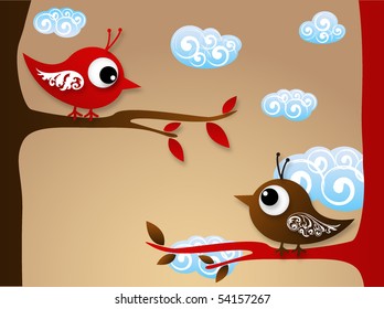 Birds Illustration