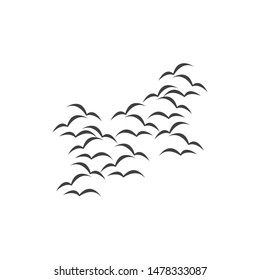BIRDS ILLUSTRATION OUTDOOR VECTOR TEMPLATE 