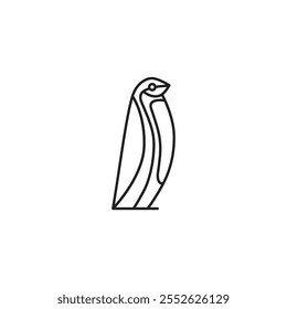 Birds Line Art flaches Vektordesign
