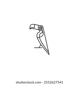 Birds Line Art flat vector design