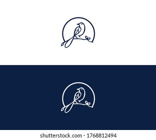 Birds logo design vector format