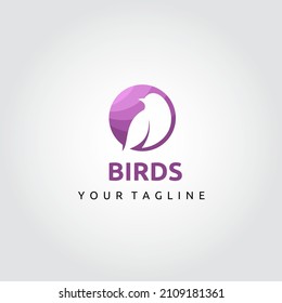 Birds logo design vector. Suitable for your business logo