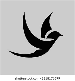 Birds Logo flying abstract design vector template