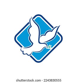 birds logo simple clean and elegance