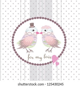 Birds in love