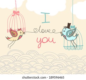 Birds with love