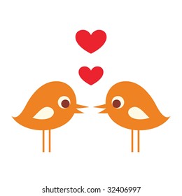 birds with love