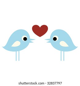 birds with love