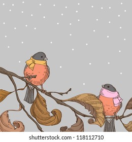 Birds on a branch