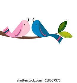 birds on a branch