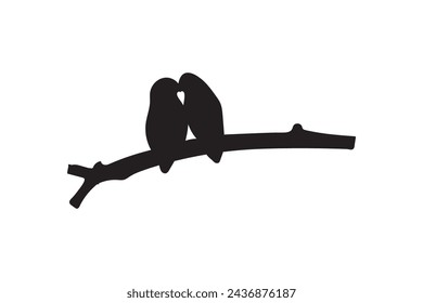 Birds on Tree Branch Bundle, Silhouette, Birds on Branches,  Birds Silhouette,  art, Flock of, Bird on Tree Branch, Branch, Avian, Feathers, Per