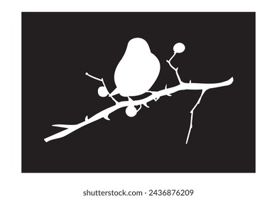 Birds on Tree Branch Bundle, Silhouette, Birds on Branches,  Birds Silhouette,  art, Flock of, Bird on Tree Branch, Branch, Avian, Feathers, Per