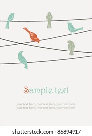 birds on wires