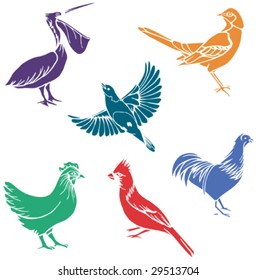 Birds Pack Isolated Part 2