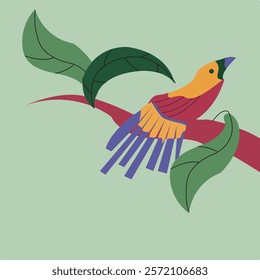 Birds of Paradise design vector illustration, Creative Birds of Paradise logo design concept template