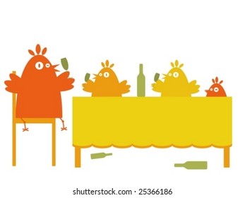 Birds' party