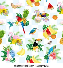 birds pattern