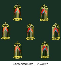 Birds pattern Vector illustration