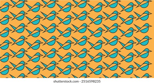 birds patterns vector, birds icon design