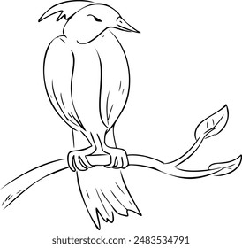 pájaros posados en ramas de árboles