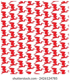 patrón de impresión de pájaros colorido carácter sin fisuras de impresión, repetición de ambas caras de impresión, formato de archivo vectorial mejor para textil, papel, papel pintado de fondo de impresión