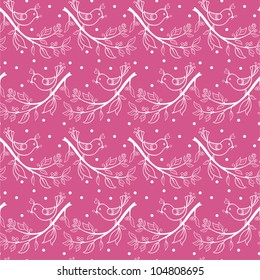  birds seamless background